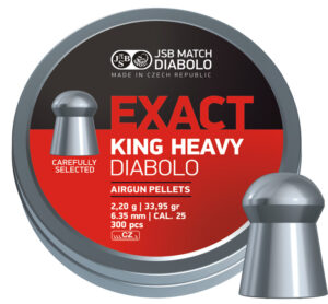 Pellets JSB EXACT KING Heavy 6,35mm 2,2g/33,95gr – πρόσθετη εικόνα 1