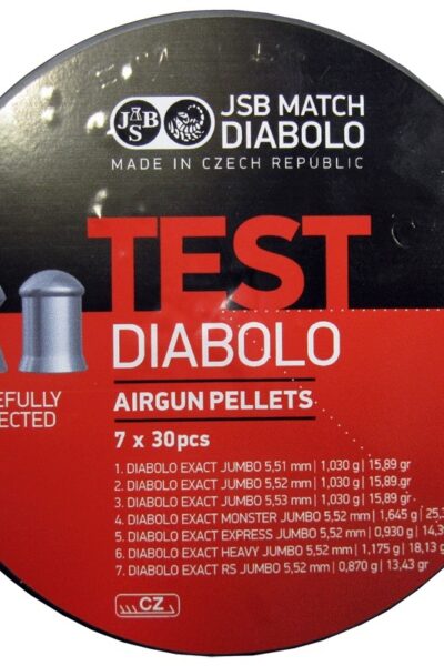 Pellets JSB EXACT TEST JUMBO 5.5mm, 7Χ30 – πρόσθετη εικόνα 1