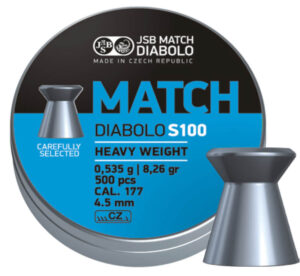 Pellets JSB MATCH DIABOLO BLUE 4.50mm / 500,S100 for Rifles – πρόσθετη εικόνα 1