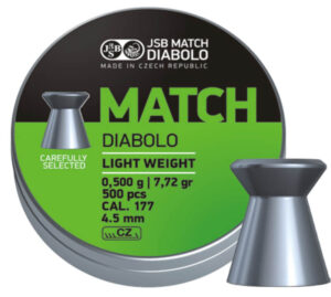 Pellets JSB MATCH DIABOLO Light Weight, 4.49mm, (0,475gr – πρόσθετη εικόνα 1