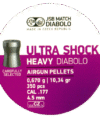 Pellets JSB Ultra Shock Heavy 4,52 (0.67g/10.34gr)