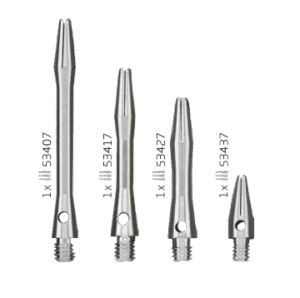 ΚΟΡΜΟΙ DART, BULL's Simplex Aluminium Shaft, Medium, Silver