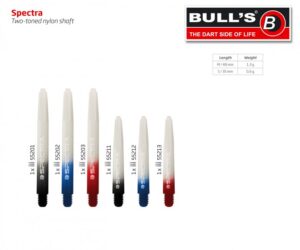 ΚΟΡΜΟΙ DART, BULL's Spectra Nylon Shaft, Short, Black – πρόσθετη εικόνα 1