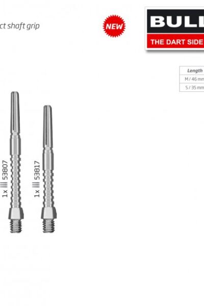 ΚΟΡΜΟΙ DART, BULL's Techno Aluminium, Short – πρόσθετη εικόνα 1