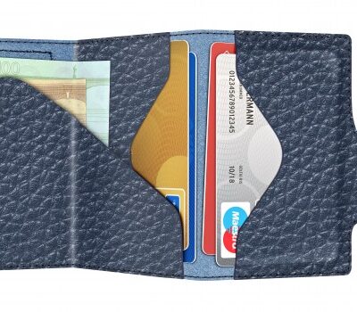 ΠΟΡΤΟΦΟΛΙ TRU VIRTU CLICK & SLIDE PEBBLE NAVY BLUE/ SILVER – πρόσθετη εικόνα 1