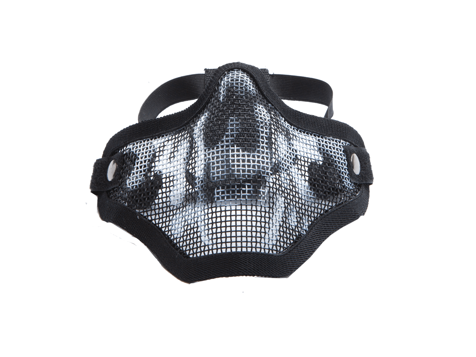 ΜΑΣΚΑ AIRSOFT Μεταλλική, μισή, Black, skull