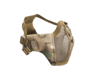 ΜΑΣΚΑ SOFT, Mesh Mask,ckeek pad, metal, lower half, Multicam