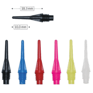 ΜΥΤΕΣ, DART, BULL'S Star Soft Tips Black 6 mm 100 Pack