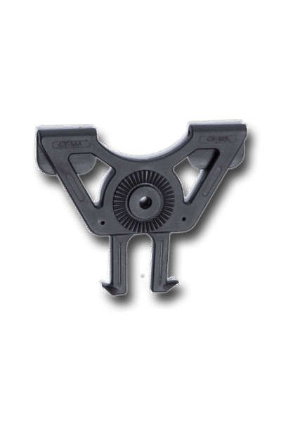 Molle attachment, for polmer holsters