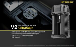 ΦΟΡΤΙΣΤΗΣ NITECORE V2, DC 12V 42W – πρόσθετη εικόνα 1