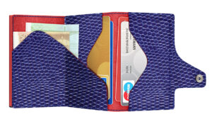 ΠΟΡΤΟΦΟΛΙ TRU VIRTU CLICK & SLIDE IGUANA GLOSSY VIOLET – πρόσθετη εικόνα 1