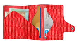 ΠΟΡΤΟΦΟΛΙ TRU VIRTU CLICK & SLIDE RHOMBUS CORAL/RED – πρόσθετη εικόνα 1