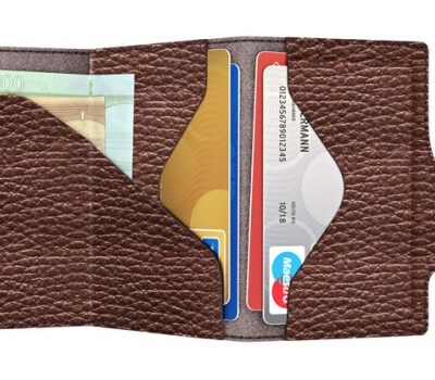ΠΟΡΤΟΦΟΛΙ TRU VIRTU CLICK & SLIDE METALLIC BROWN – πρόσθετη εικόνα 1