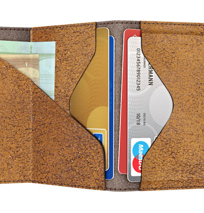 ΠΟΡΤΟΦΟΛΙ TRU VIRTU CLICK & SLIDE GLITTER GOLDBROWN – πρόσθετη εικόνα 1