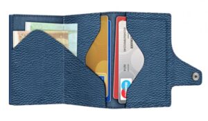 ΠΟΡΤΟΦΟΛΙ TRU VIRTU CLICK & SLIDE METALLIC NAVY – πρόσθετη εικόνα 1