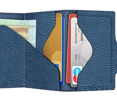 ΠΟΡΤΟΦΟΛΙ TRU VIRTU CLICK & SLIDE METALLIC NAVY – πρόσθετη εικόνα 1