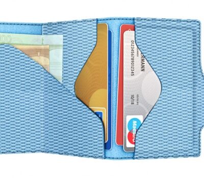 ΠΟΡΤΟΦΟΛΙ TRU VIRTU CLICK & SLIDE RHOMBUS LIGHT BLUE – πρόσθετη εικόνα 1
