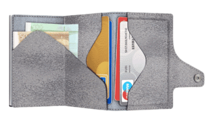 ΠΟΡΤΟΦΟΛΙ TRU VIRTU CLICK & SLIDE GLITTER SILVERGREY – πρόσθετη εικόνα 1