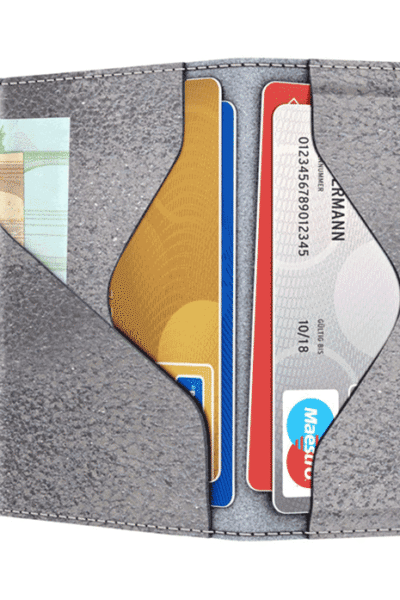 ΠΟΡΤΟΦΟΛΙ TRU VIRTU CLICK & SLIDE GLITTER SILVERGREY – πρόσθετη εικόνα 1