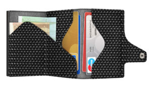 ΠΟΡΤΟΦΟΛΙ TRU VIRTU CLICK & SLIDE DIAGONAL CARBON BLACK – πρόσθετη εικόνα 1