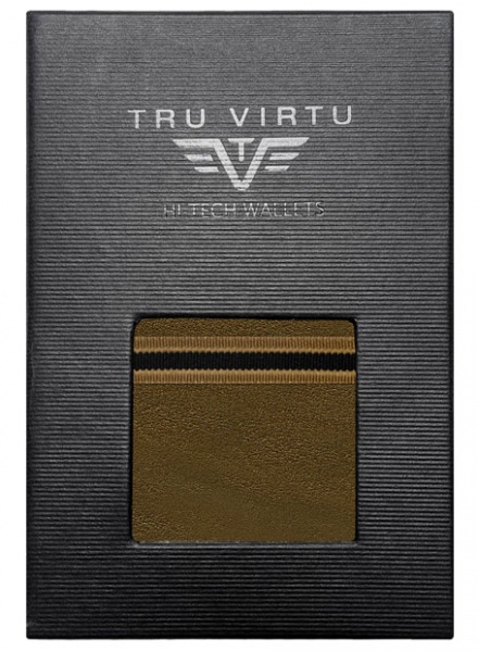 ΠΟΡΤΟΦΟΛΙ TRU VIRTU CLICK & SLIDE CROSS STRAP CARAMBA MOSSGREEN – πρόσθετη εικόνα 4