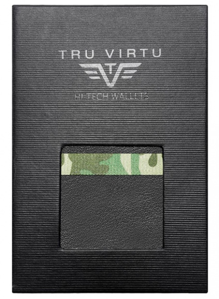 ΠΟΡΤΟΦΟΛΙ TRU VIRTU CLICK & SLIDE STRAP CROSS NAPPA BLACK – πρόσθετη εικόνα 4