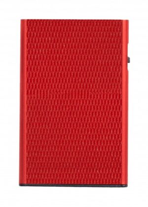 ΘΗΚΗ ΚΑΡΤΩΝ TRU VIRTU CLICK & SLIDE RHOMBUS CORAL/RED – πρόσθετη εικόνα 1