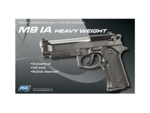 ΠΙΣΤΟΛΙ SOFT GBB, ASG, GAS, BERETTA, M9 IA, Black Metal – πρόσθετη εικόνα 1