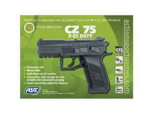 ΠΙΣΤΟΛΙ SOFT GNB, ASG, CO2, CZ75 P-07 DUTY – πρόσθετη εικόνα 1