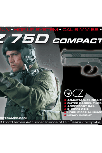 ΠΙΣΤΟΛΙ SOFT GNB, ASG, CZ75D Gas Compact – πρόσθετη εικόνα 1