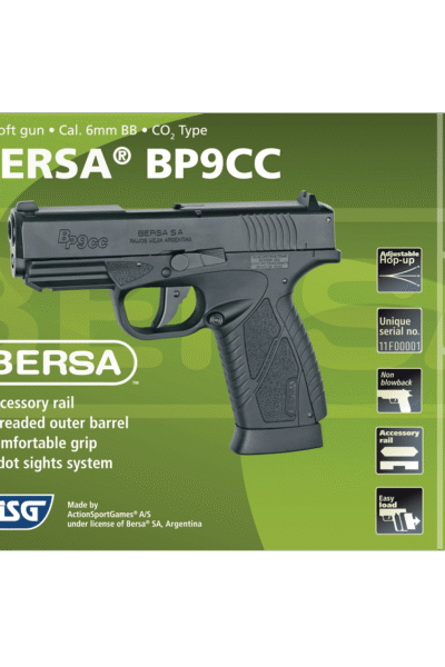 ΠΙΣΤΟΛΙ SOFT GNB, ASG, Co2, BERSA BP9CC – πρόσθετη εικόνα 1