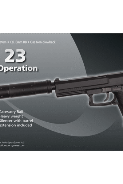 ΠΙΣΤΟΛΙ SOFT GNB, ASG, MK23, Full set, ho-up, black – πρόσθετη εικόνα 1