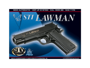 ΠΙΣΤΟΛΙ SOFT GNB, ASG, STI LAWMAN, black, hop-up – πρόσθετη εικόνα 1