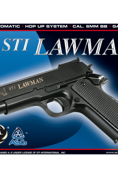 ΠΙΣΤΟΛΙ SOFT GNB, ASG, STI LAWMAN, black, hop-up – πρόσθετη εικόνα 1