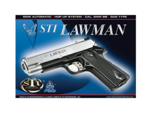 ΠΙΣΤΟΛΙ SOFT GNB, ASG, STI Lawman, Silver/Black – πρόσθετη εικόνα 1