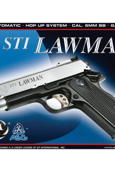 ΠΙΣΤΟΛΙ SOFT GNB, ASG, STI Lawman, Silver/Black – πρόσθετη εικόνα 1