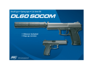 ΠΙΣΤΟΛΙ SOFT SPRING, ASG, DL60 SOCOM, black – πρόσθετη εικόνα 1