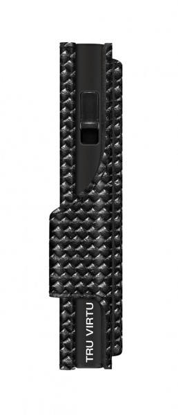 ΠΟΡΤΟΦΟΛΙ TRU VIRTU CLICK & SLIDE COIN POCKET DIAGONAL CARBON – πρόσθετη εικόνα 4
