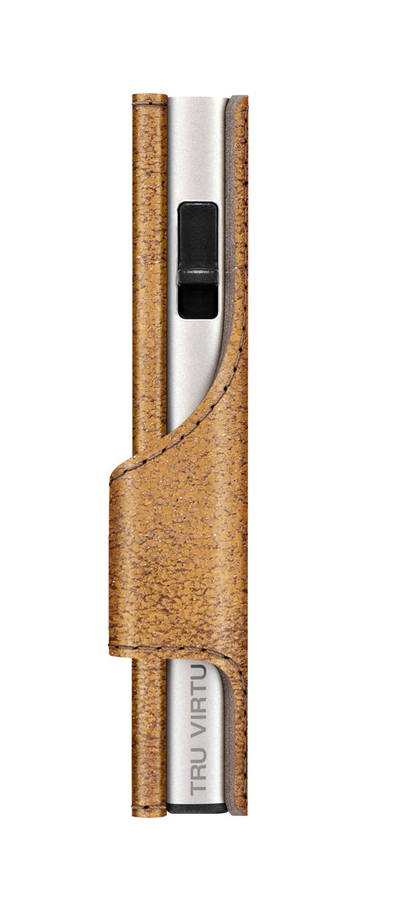 ΠΟΡΤΟΦΟΛΙ TRU VIRTU CLICK & SLIDE GLITTER GOLDBROWN – πρόσθετη εικόνα 2