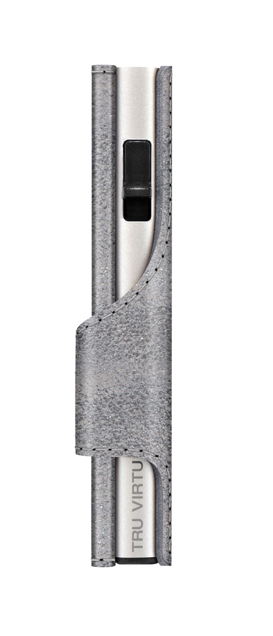 ΠΟΡΤΟΦΟΛΙ TRU VIRTU CLICK & SLIDE GLITTER SILVERGREY – πρόσθετη εικόνα 2