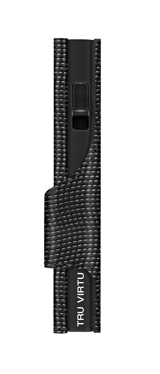 ΠΟΡΤΟΦΟΛΙ TRU VIRTU CLICK & SLIDE LIZZARD BLACK – πρόσθετη εικόνα 2