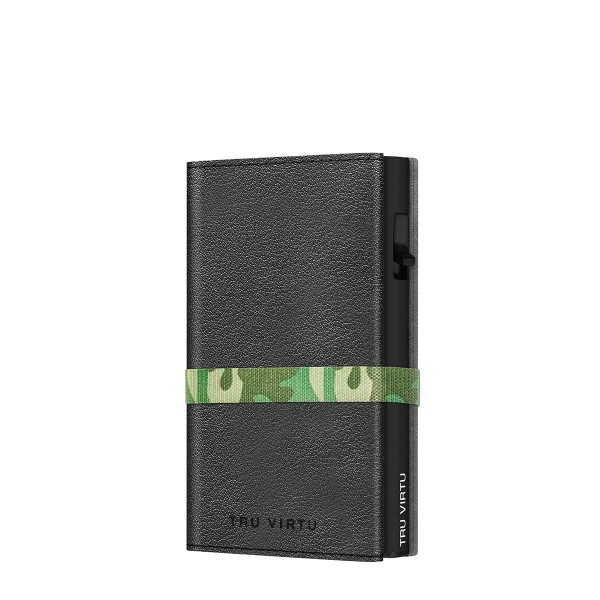 ΠΟΡΤΟΦΟΛΙ TRU VIRTU CLICK & SLIDE STRAP CROSS NAPPA BLACK – πρόσθετη εικόνα 2