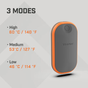 ΘΕΡΜΑΝΤΗΡΑΣ ΧΕΡΙΩΝ THAW ΕΠΑΝΑΦΟΡΤΙΖΟΜΕΝΟΣ 5200mAh Small – πρόσθετη εικόνα 1