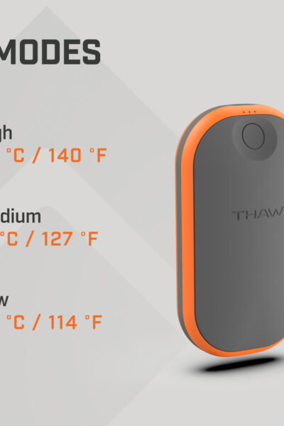 ΘΕΡΜΑΝΤΗΡΑΣ ΧΕΡΙΩΝ THAW ΕΠΑΝΑΦΟΡΤΙΖΟΜΕΝΟΣ 5200mAh Small – πρόσθετη εικόνα 1