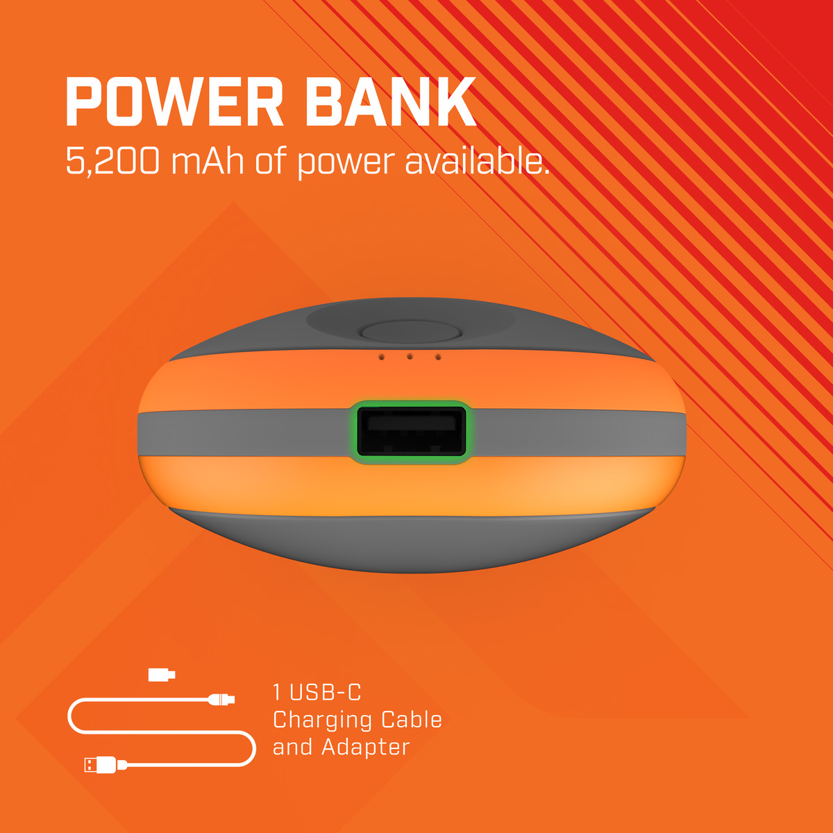 ΘΕΡΜΑΝΤΗΡΑΣ ΧΕΡΙΩΝ THAW ΕΠΑΝΑΦΟΡΤΙΖΟΜΕΝΟΣ 5200mAh Small – πρόσθετη εικόνα 2