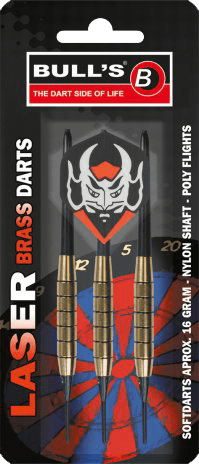 ΒΕΛΑΚΙΑ DART BULL'S, SOFT Darts, Laser, 16g