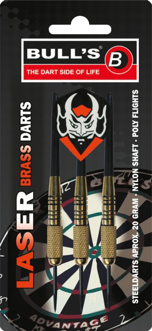 ΒΕΛΑΚΙΑ DART BULL'S, Steel Darts, Laser, 20g