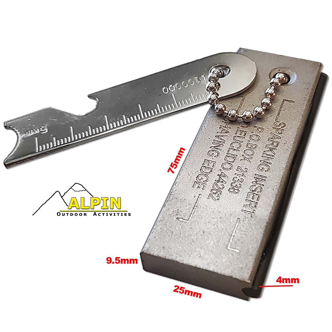Magnesium Fire Starter ALPIN 75 26 10mm
