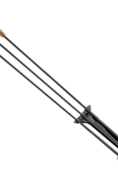 COMPACT QUIVER- 3 ARROW SET- BLACK