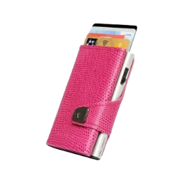 ΠΟΡΤΟΦΟΛΙ TRU VIRTU CLICK & SLIDE LIZZARD FUCHSIA